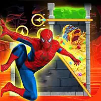 Spiderman Rettung - Pin Pull Herausforderung